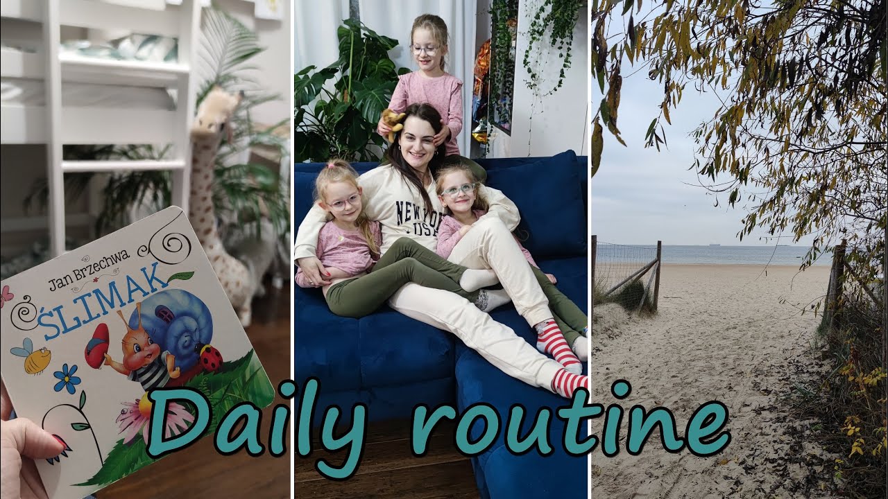 Codzienna rutyna 6-letnich trojaczek i mamy | Daily routine