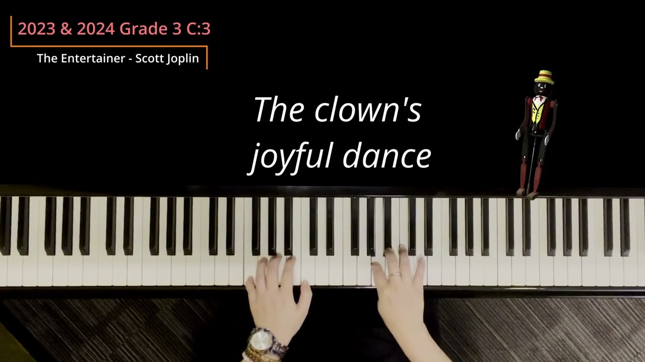 ABRSM Piano 2023 & 2024 Grade 3 C3 - The Entertainer by Scott Joplin