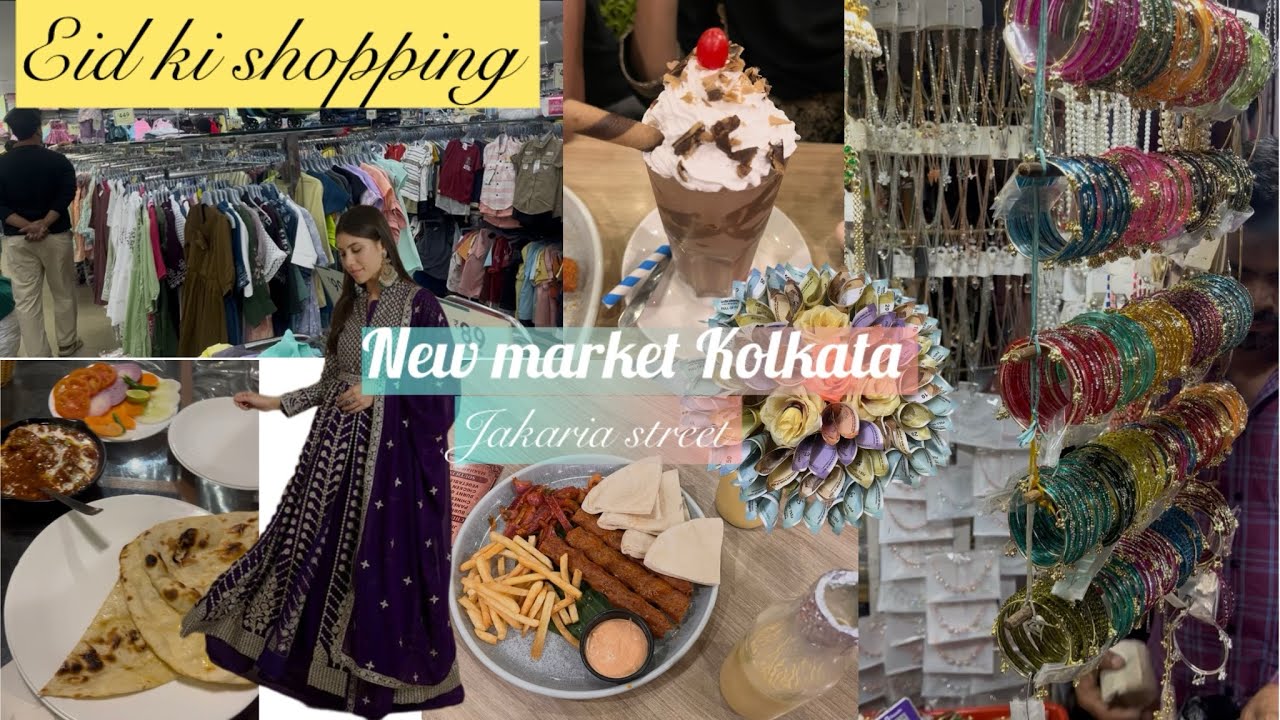 Eid ki shopping 🛍️|Kolkata new market| Local shopping 🛒 | Huge shopping ❤️Kashmiri bangle❤️