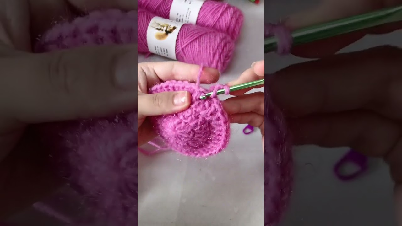 Amazing crochet about red hat #crochet #knitting #hatcrochet #hatknitting #Ep5