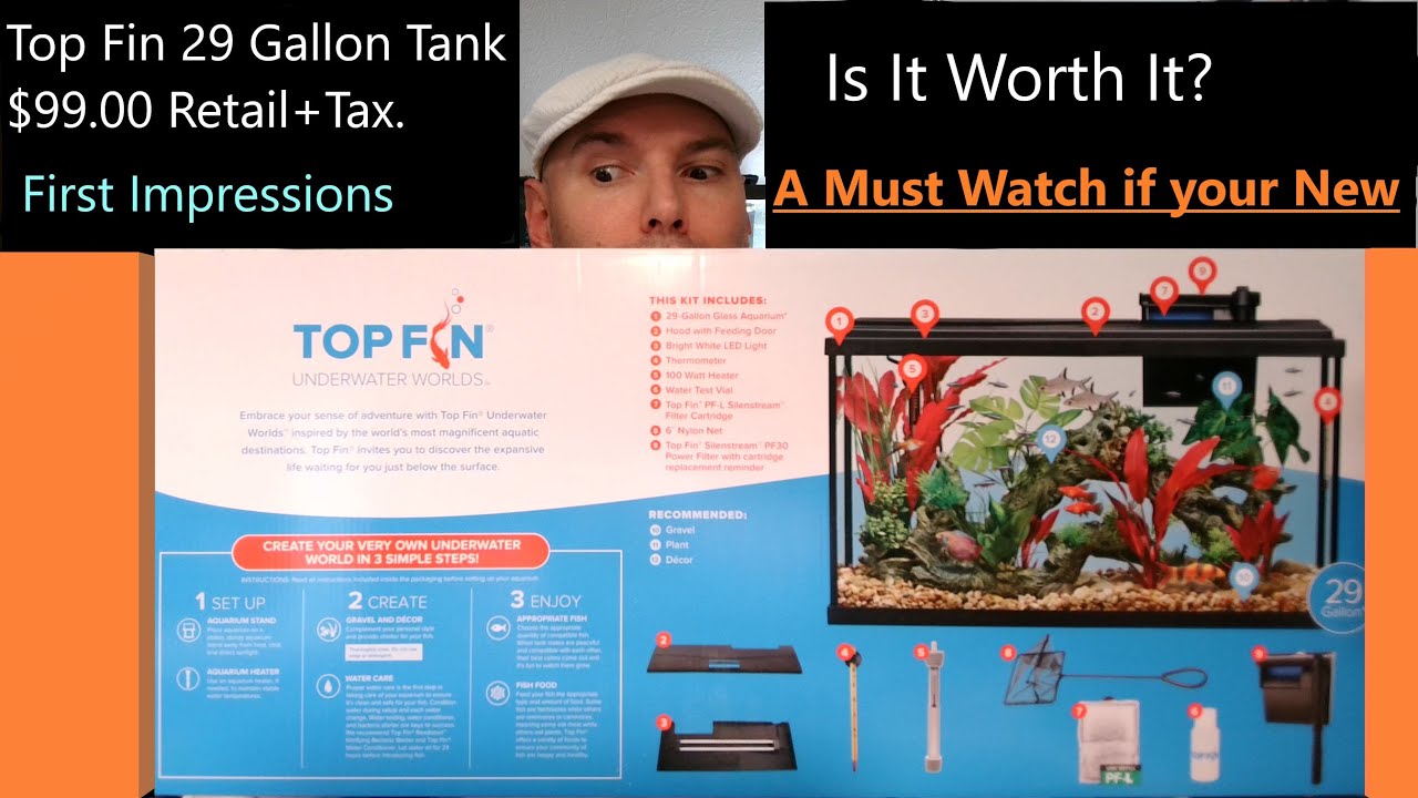 Top Fin 29 gallon Kit, Pros and Cons