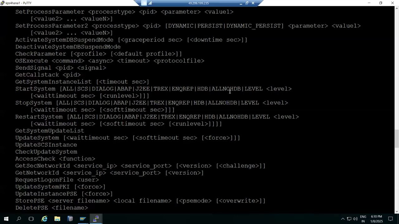 SAP STOP/START PROCEDURE - LINUX