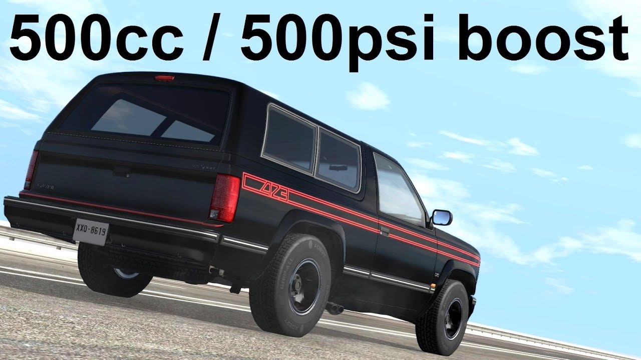 500 PSI Turbo On A 500cc Engine! BeamNG. Drive