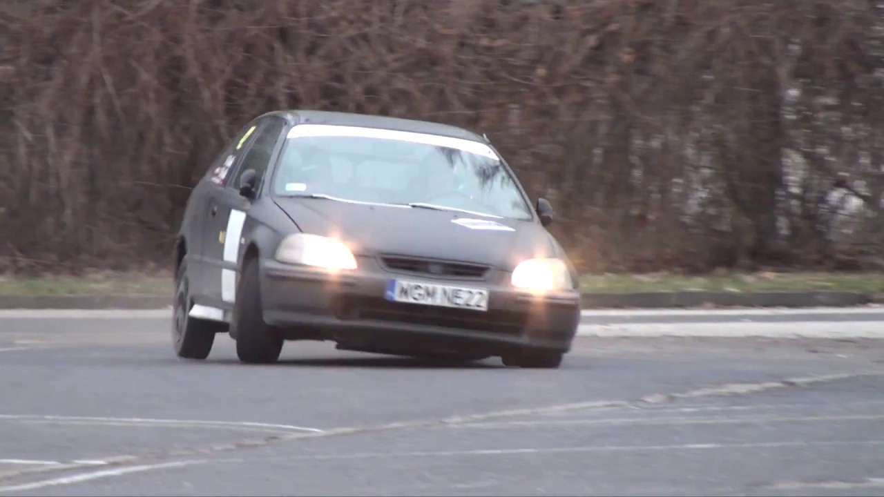 F. Kulik / F. Repeć - Honda Civic -4 Runda kwc Kr&oacute;lewski Winter Cup  Tor Służewiec  12-03-2017