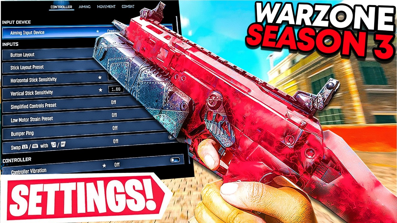*НОВИНКА* ЛУЧШИЕ НАСТРОЙКИ В 3 СЕЗОНЕ WARZONE! 🎮👑 (Лучшие настройки контроллера, графики и звука)