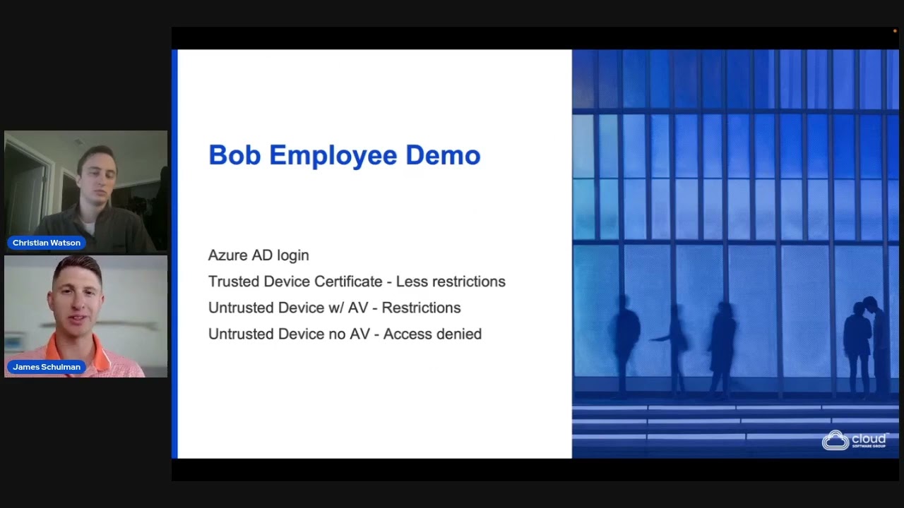 CUGC XL Virtual: Summer 2023 - Adaptive Authentication with Christian Watson & James Schulman