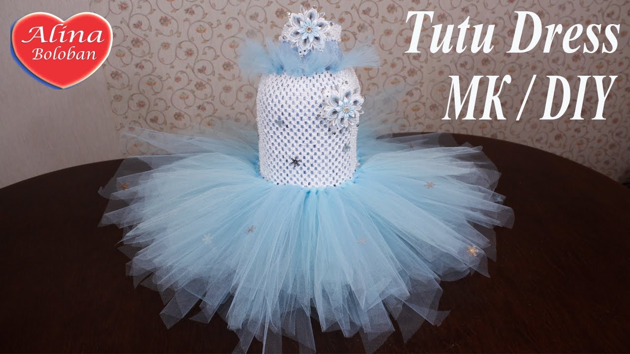 Платье Туту Праздничная Снежинка / How to make Tutu Dress / skirt tutu