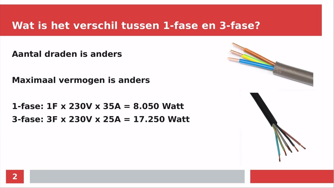 Een 1-fase naar 3-fase overstap, wat komt daar bij kijken?