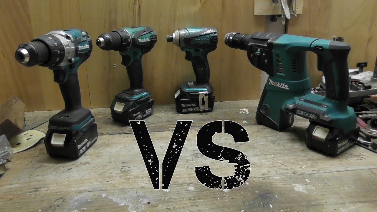 Drill vs Hammer Drill vs Impact Driver vs Rotary Hammer Drill  PART 1
