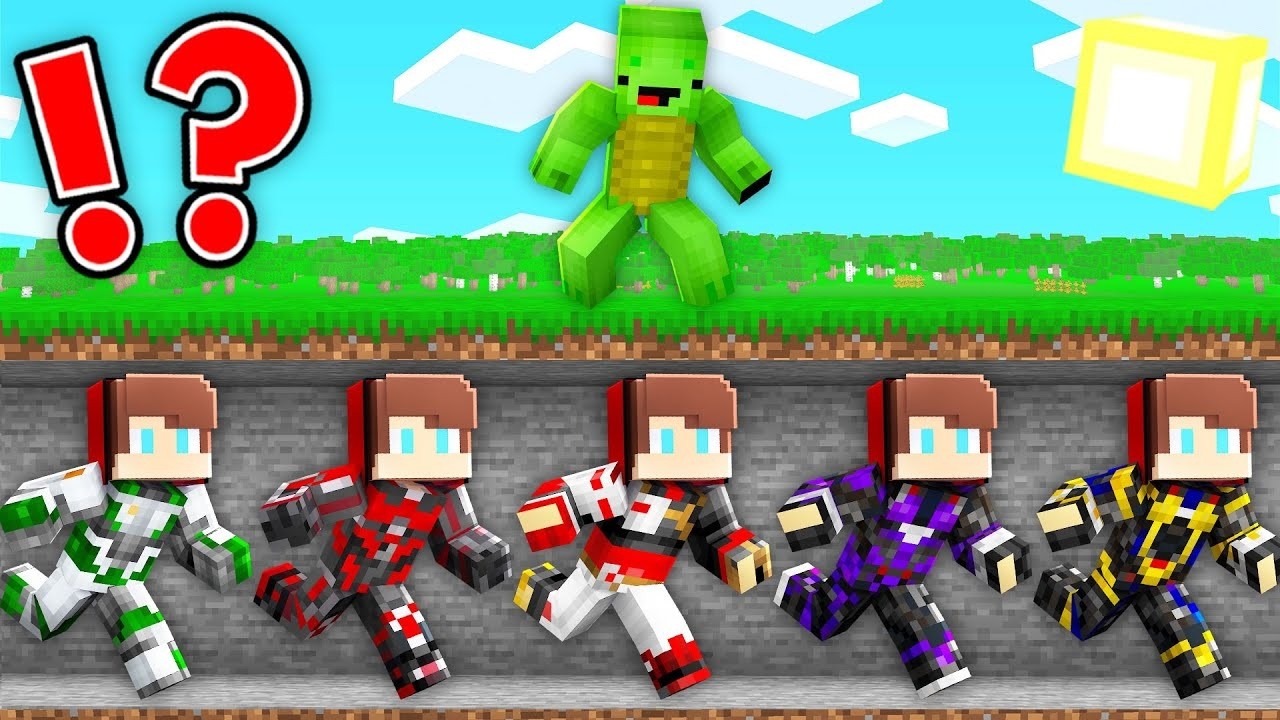 ALL ANT-MAN SUITS Speedrunner vs Hunters : JJ vs Mikey, Carrie in Minecraft Maizen!