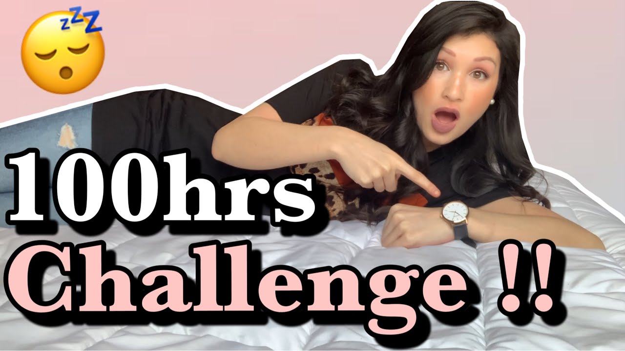 Je VIS DANS MON LIT pendant 100H !!! 😱