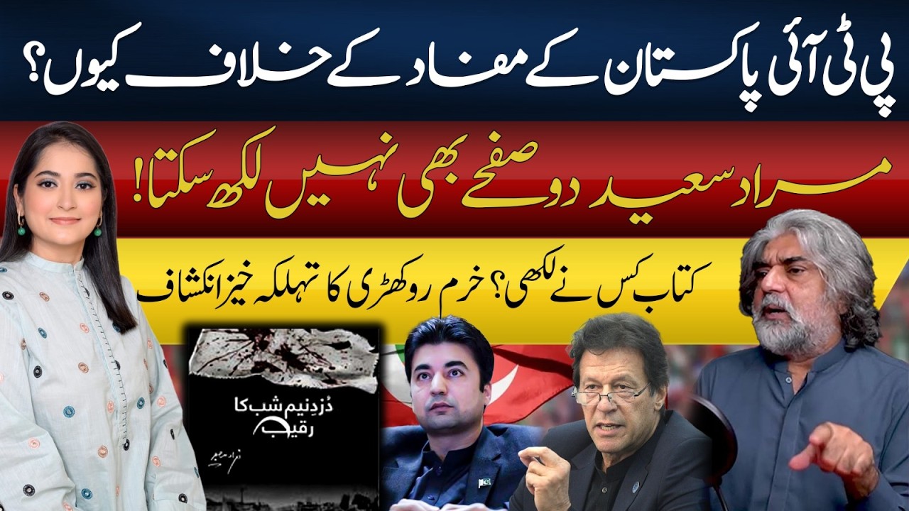 Why is PTI Against Pakistan's Interests? | Khurram Rokhari Reveals Who Wrote the Book | Areej Fatima