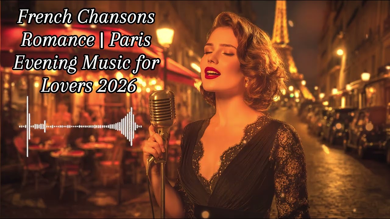 French Chansons Romance | Paris Evening Music for Lovers 2026