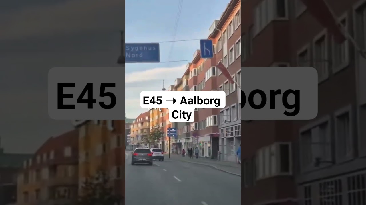 Aalborg City Drive 🇩🇰 | Denmark Summer #Shorts