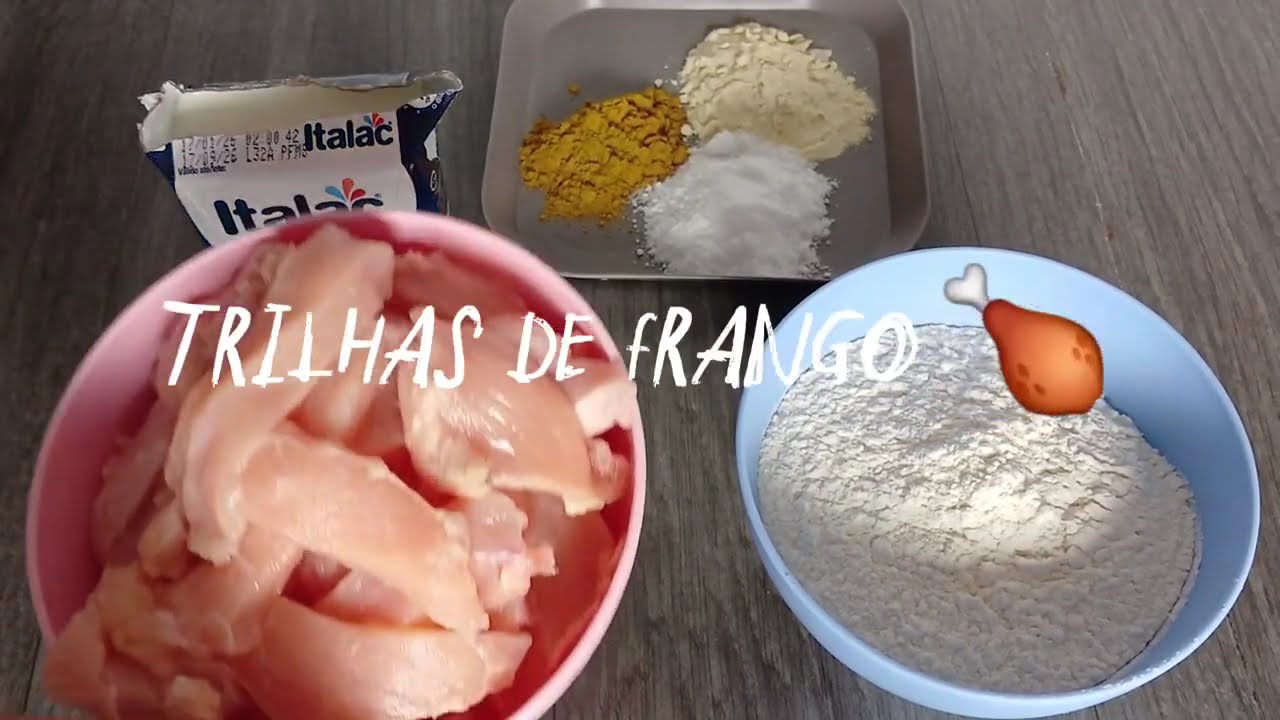 Tirinhas de frango