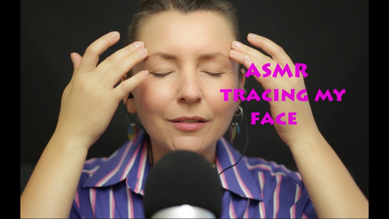 ASMR po polsku 🎧 Dotykam SWOJĄ twarz POGADANKA szeptem (Tracing My Face)