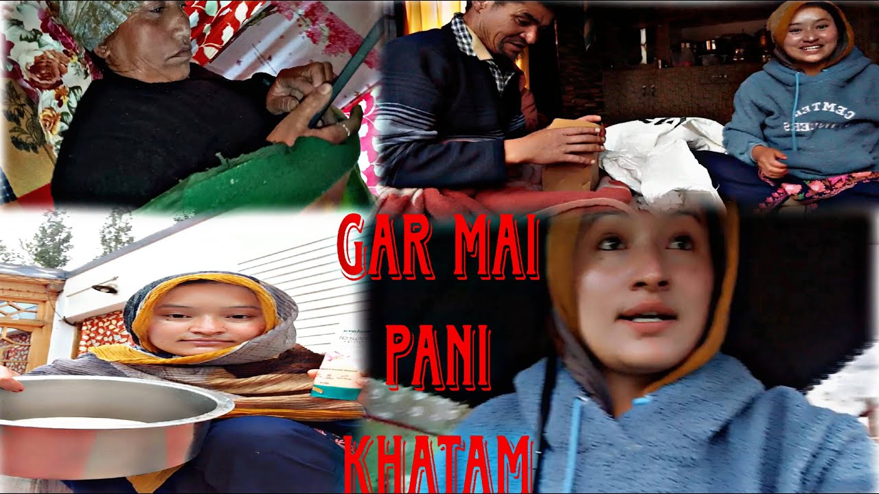 Gar mai aj pani khatam😭|| barish kai pani sai muhdoya🫣||meshoshopping🛍️||ladakhiyoutuber