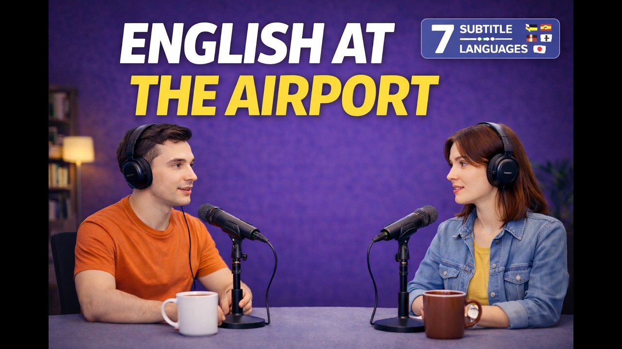 English at the Airport – Slow & Easy Step-by-Step Lesson