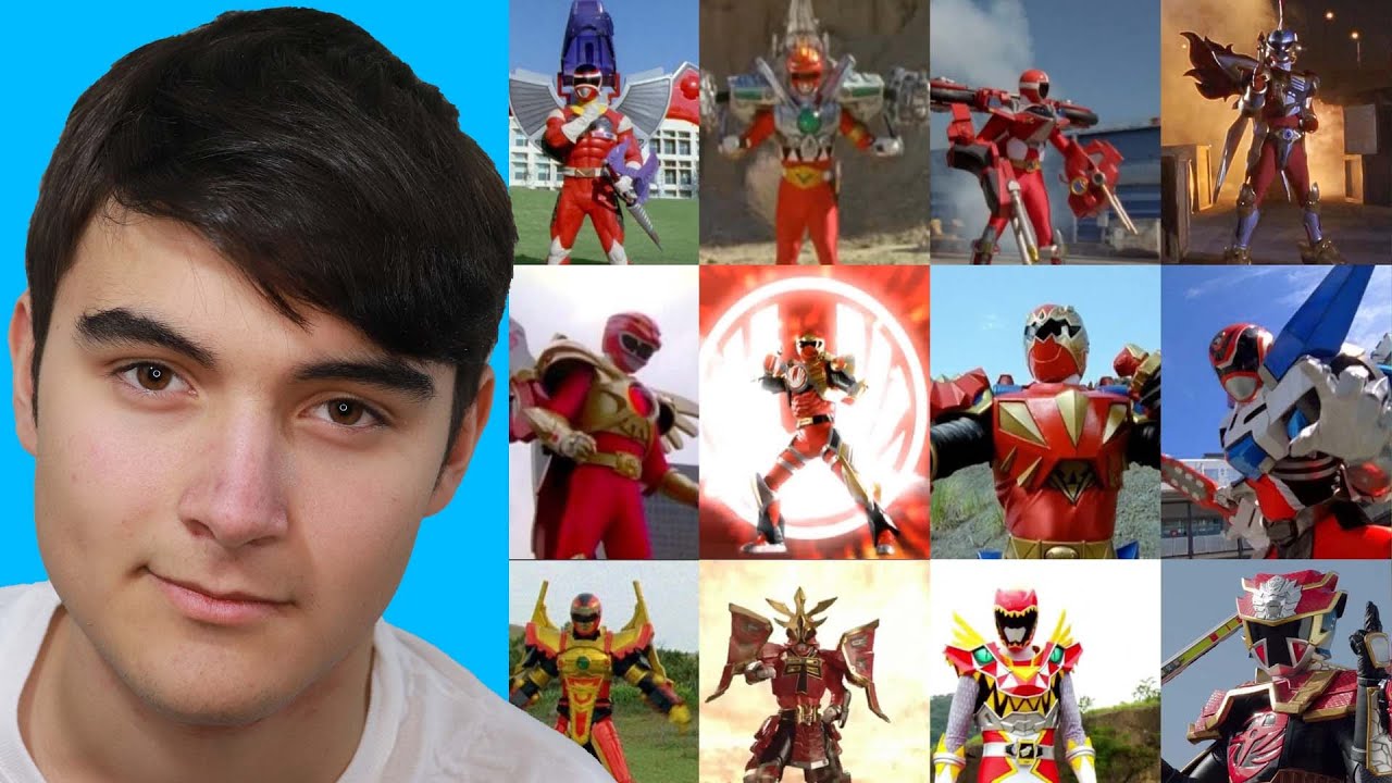 All Red Ranger Battllizers (Reaction) Power Rangers