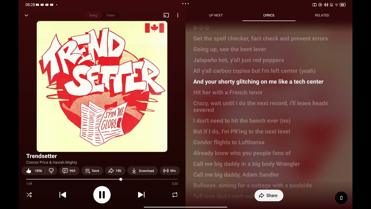Conner price & having Mighty - Trendsetter lyrics 