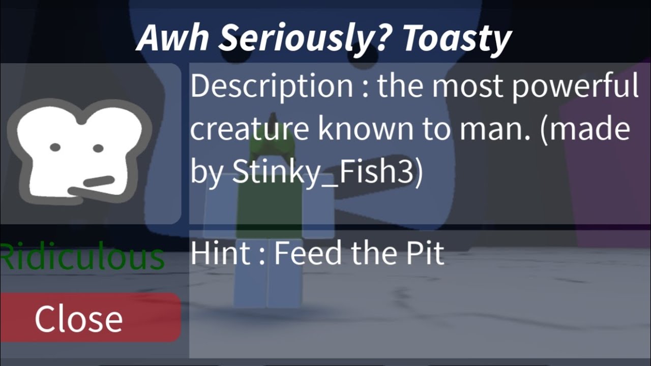 How to get Awh Seriously? Toasty [Find The Toasties - Roblox]