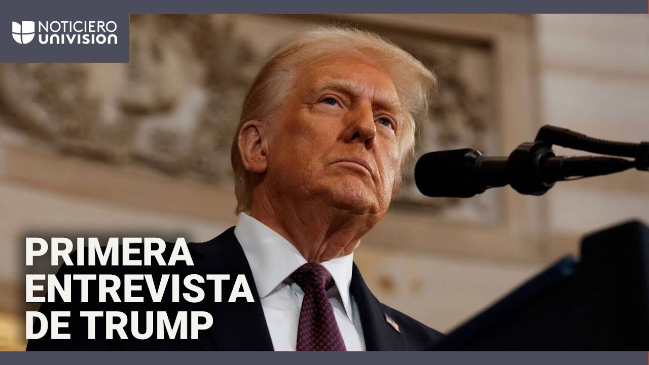 Con más retórica antiinmigrante, Donald Trump concede su primera entrevista como nuevo presidente