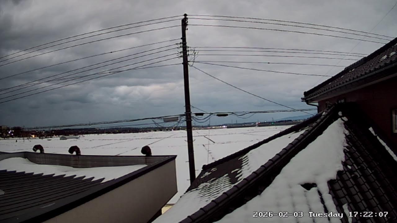 山形県酒田市下安町ライブカメラ Yamagata Sakata Live camera.World cam.