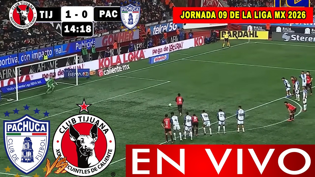 D&Oacute;NDE VER PACHUCA VS TIJUANA EN VIVO | JORNADA 9 | HORARIO pronostico y resumen, XOLOS VS TUZOS