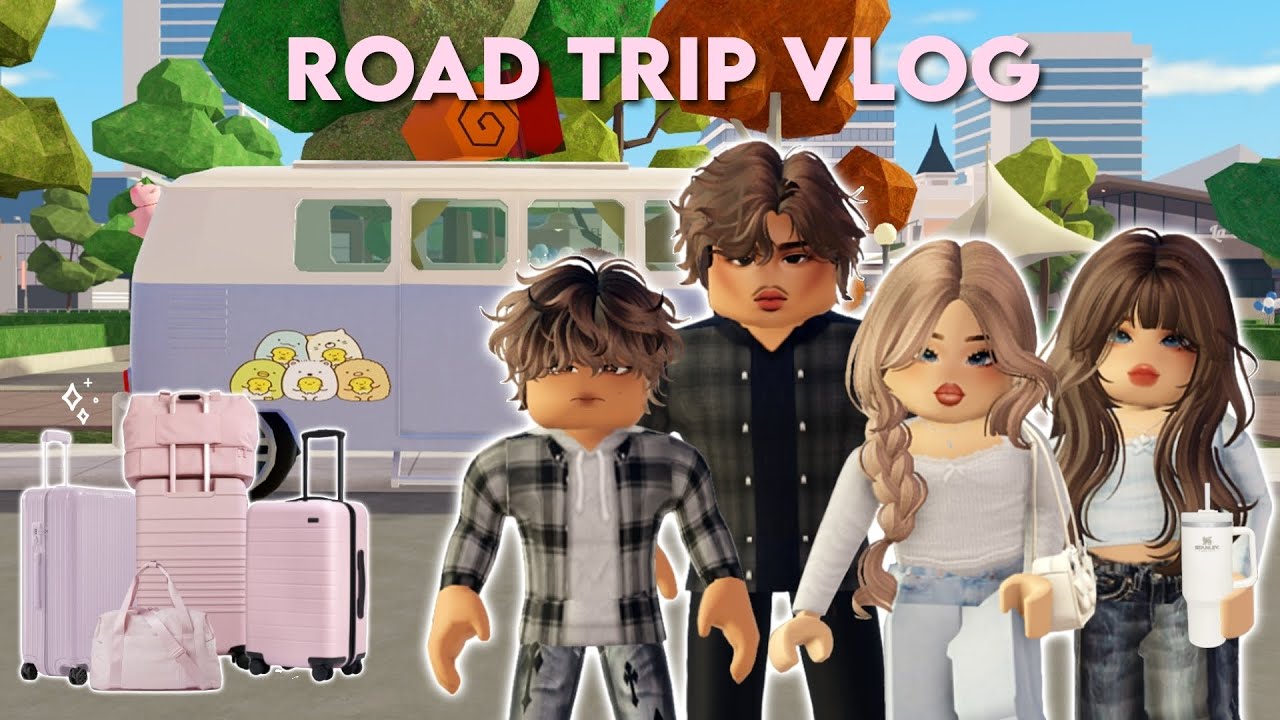 Видеоблог о путешествии 🚙☁️🌿🧳 | семейная ролевая игра *с голосом* | Metro Life Roblox