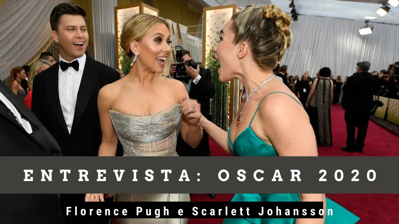 LEGENDADO: Florence Pugh e Scarlett Johansson no red carpet do Oscar 2020