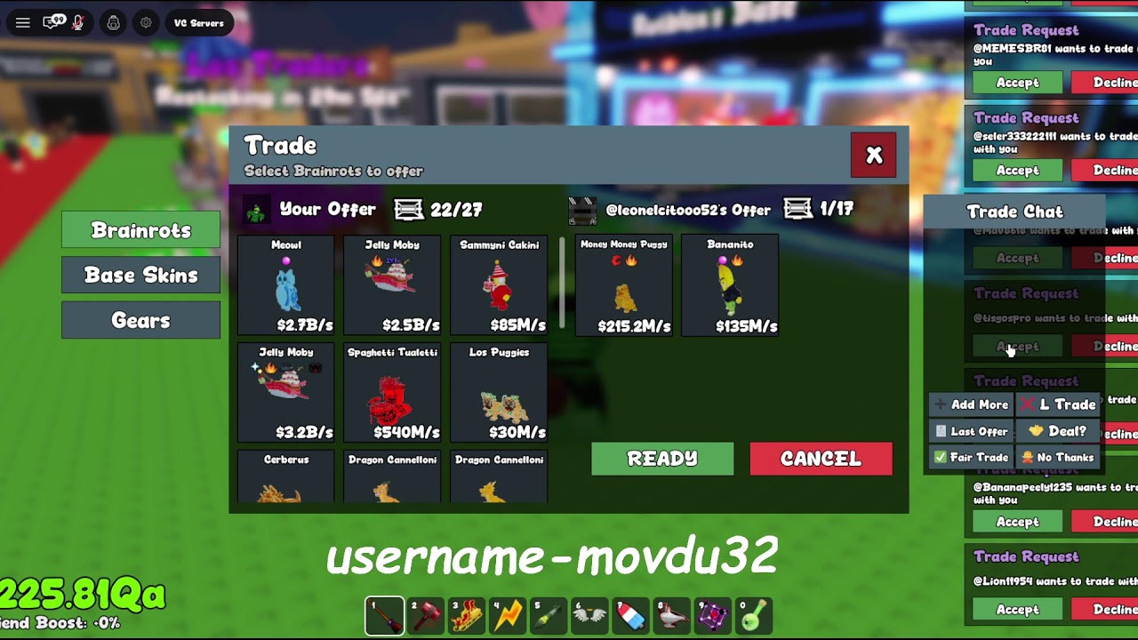 🔴 LIVE NOW: INSANE Trading & Duel in Steal a Brainrot 🤯🔥 | Roblox PvP