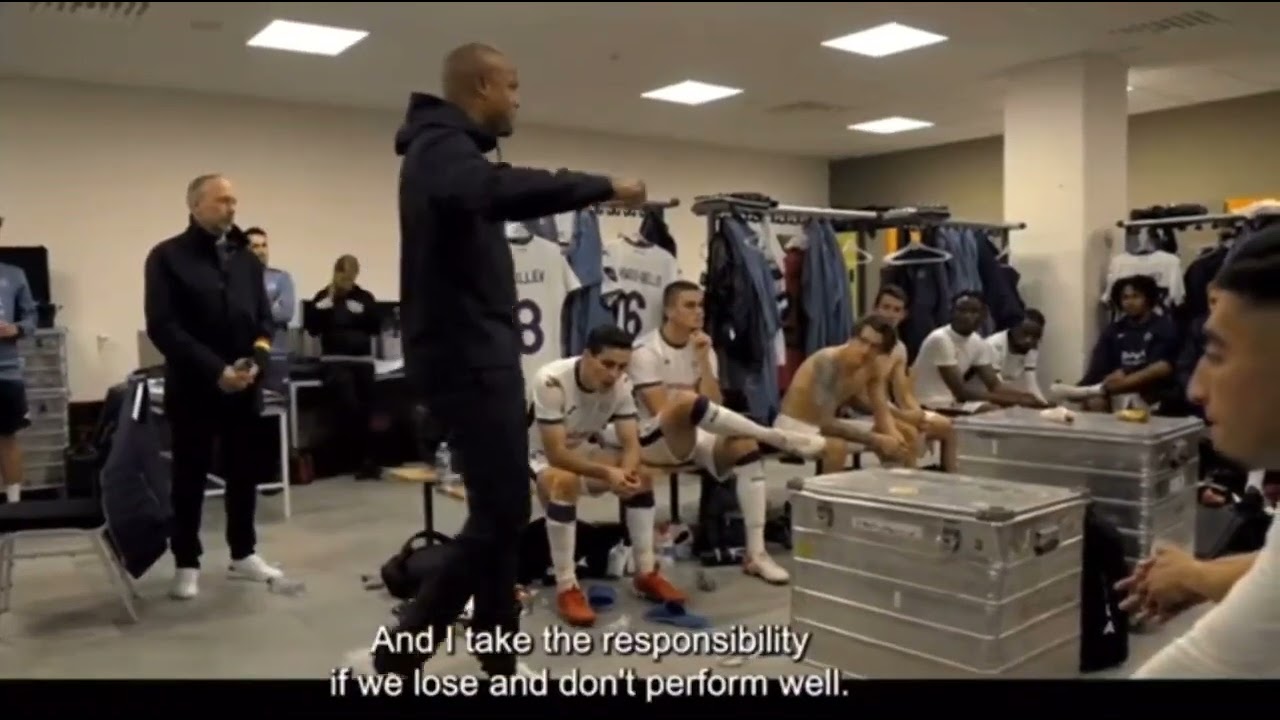 The ANGRIEST Vincent Kompany Half Time Talk At Anderlecht In Belgium #footballtalk