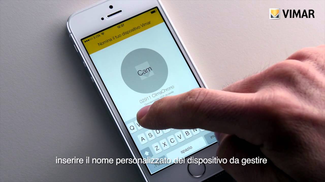 Guida all’utilizzo cronotermostato touch screen Wi-Fi da parete 02911 by Vimar