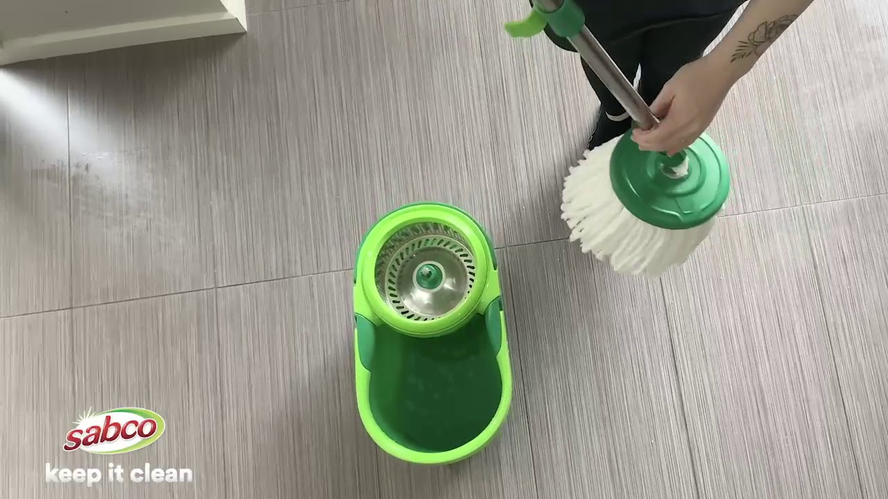 How To put together the Sabco SupaDry Spin Mop set Bunnings