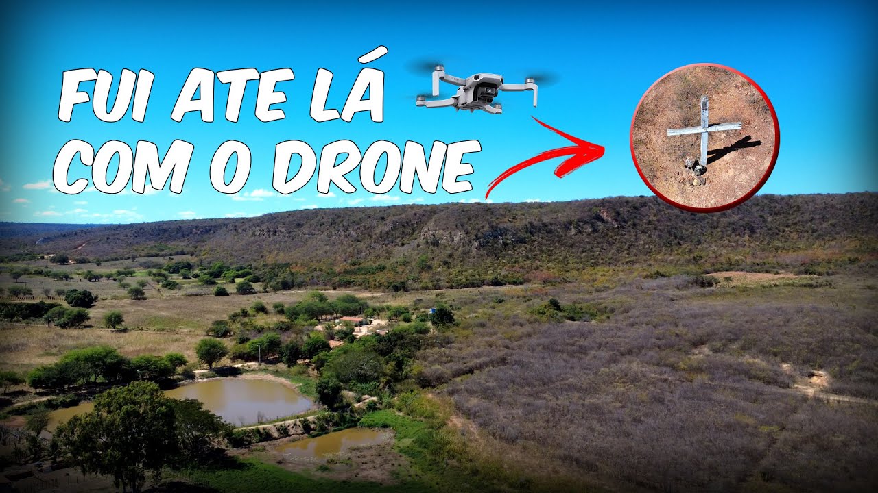 SUPER VOO EXPLORATÓRIO NO SÍTIO COM O MEU DRONE |  DJI MINI 4K | OLHA SÓ O QUE ENCONTREI