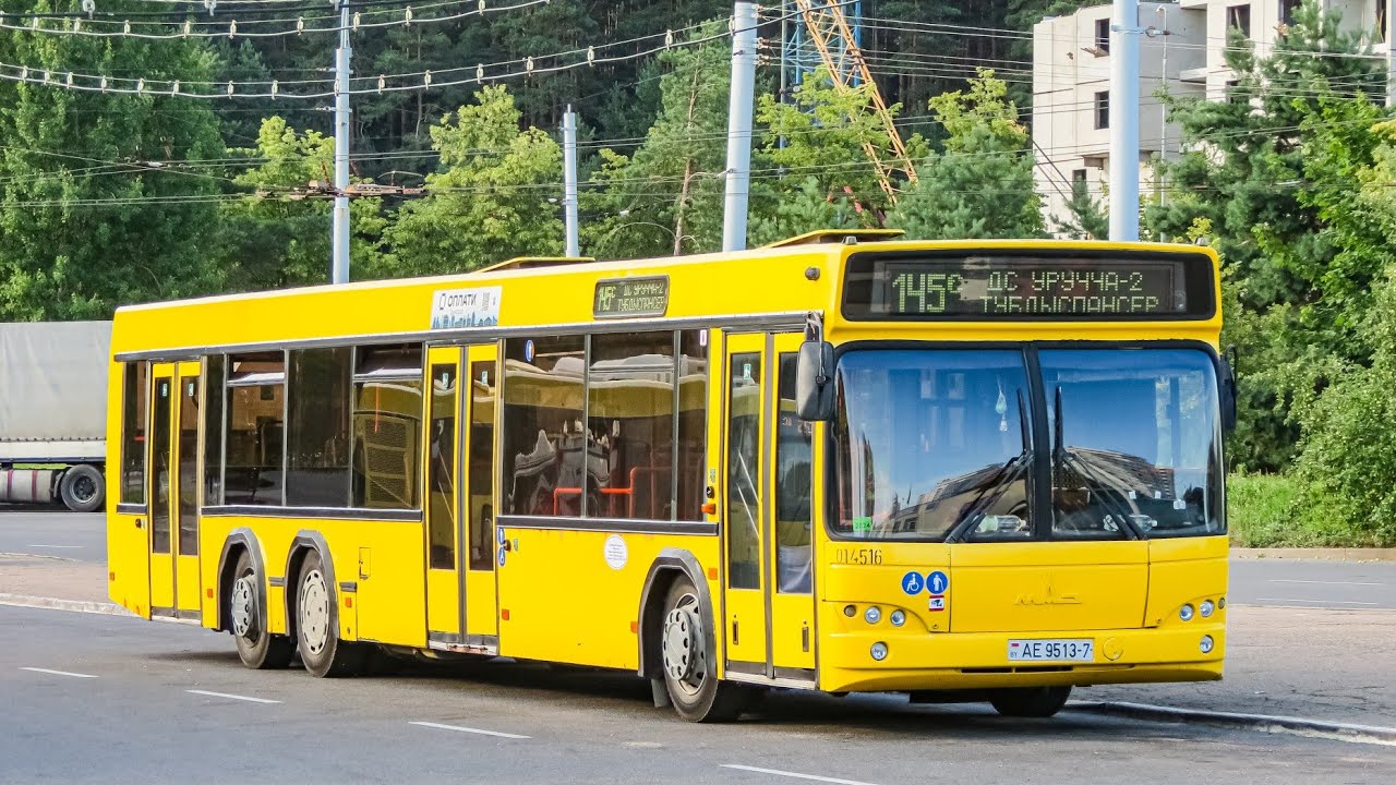 ПОЕЗДКА на МАЗ 107.466 (ГОС. АЕ 9513-7) 145с маршрут
