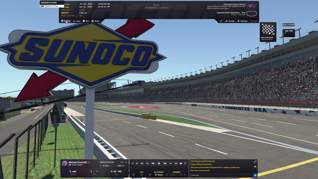 iRacing | Xfinity Class B Open S1 W3 Charlotte