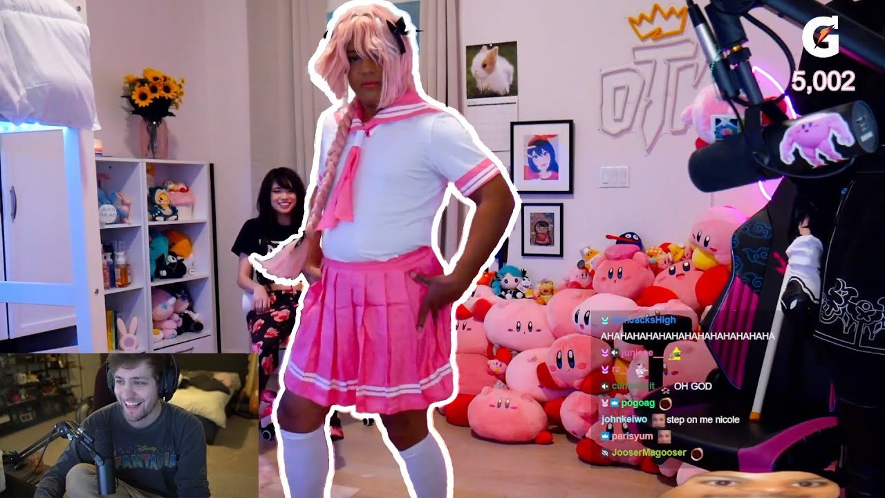 SodaPoppin finds NMPlol cross dressing | OTK Highlights | August