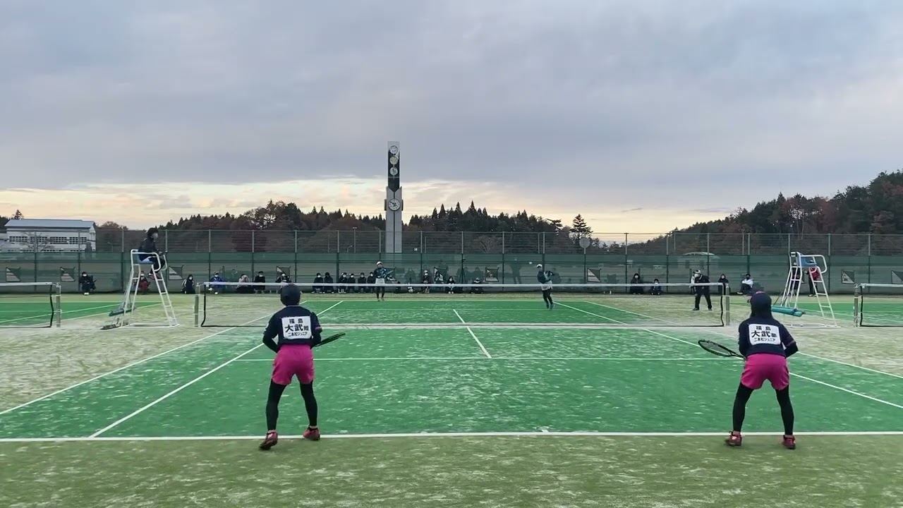 東日本小中学生ソフトテニス大会女子決勝①（2022年11月20日）第2回Riverソフトテニスジュニアオープン