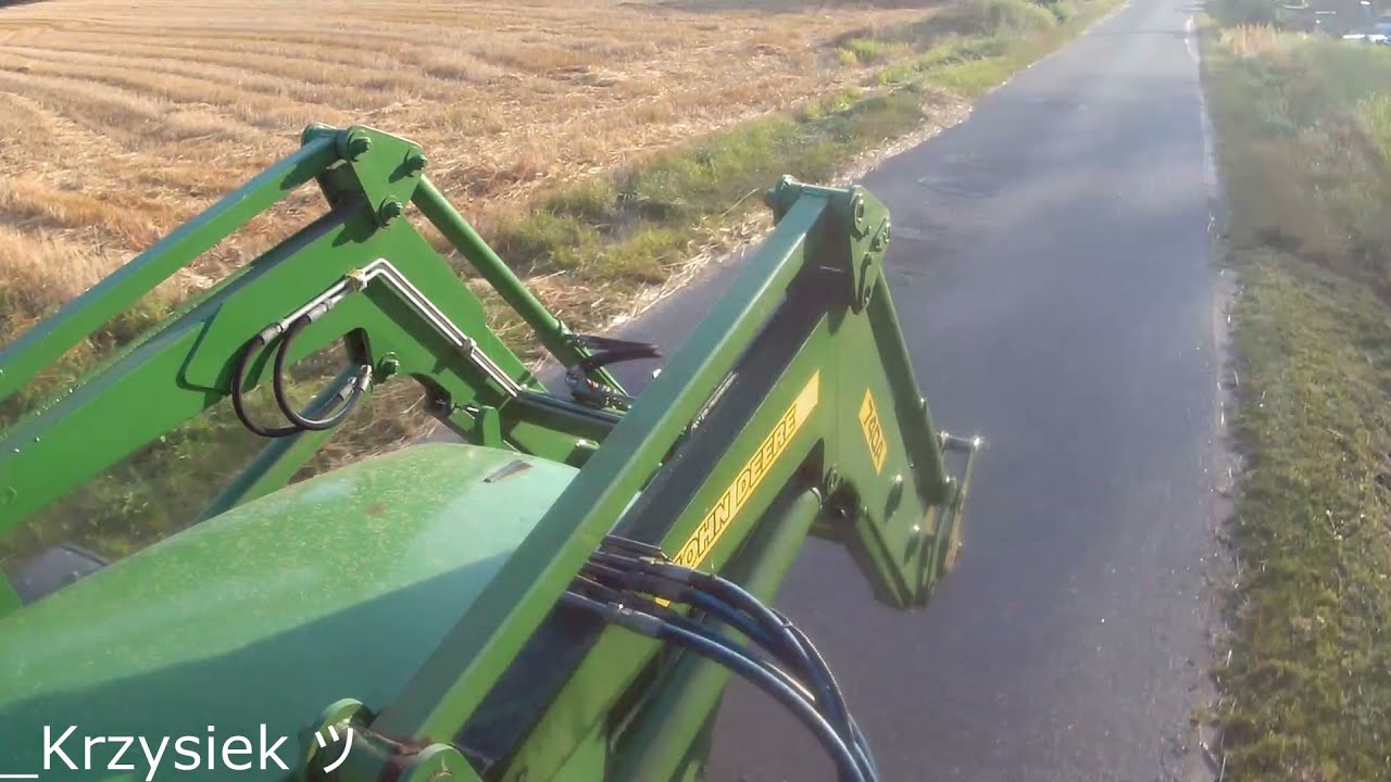 John Deere 6800 vs 10ton😲😬☆zjazd z pola☆Engine sound😁☆Kierowca z Biedronki!!