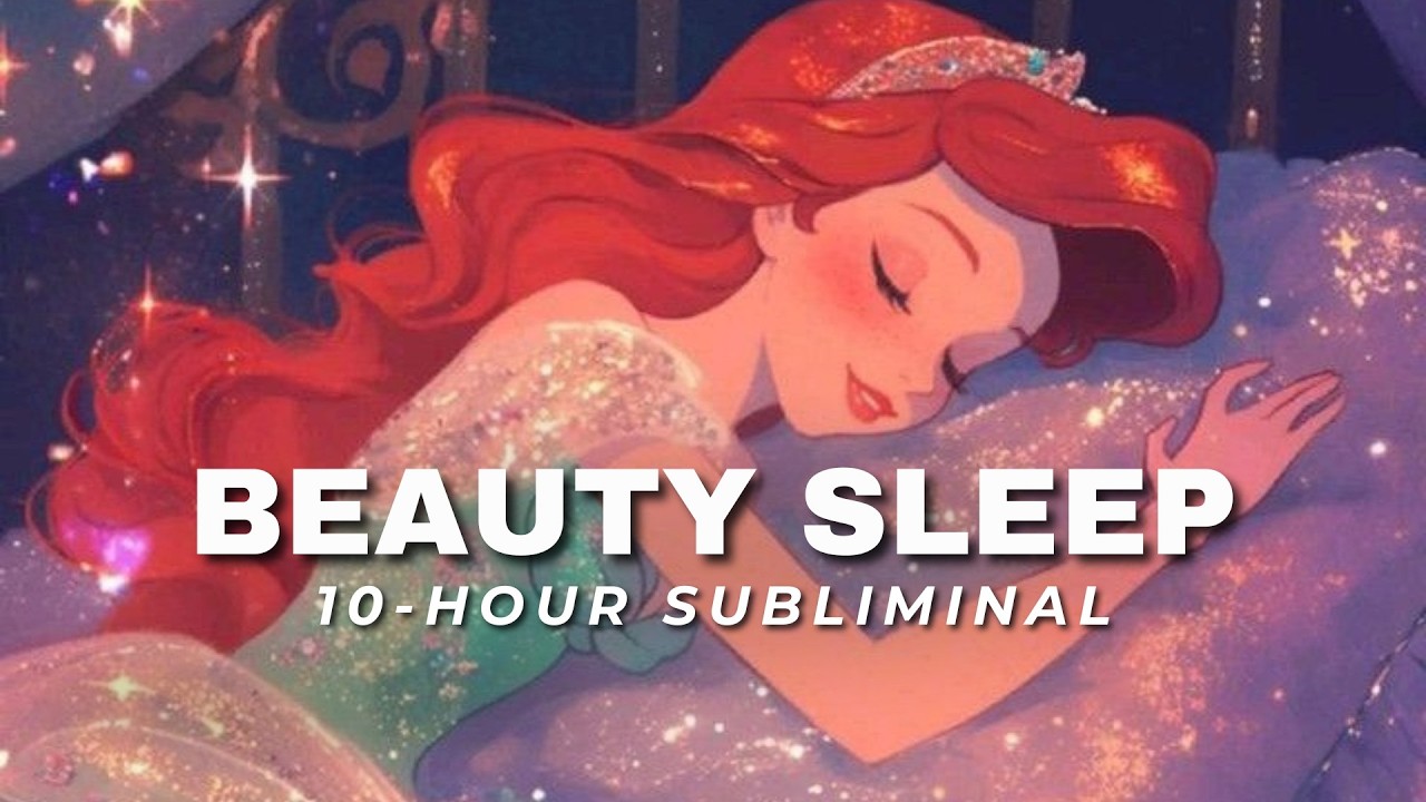BEAUTY SLEEP Subliminal - Wake Up Glowing, Feminine & Magnetic (639Hz + 4Hz Theta, 10 Hour Sleep)