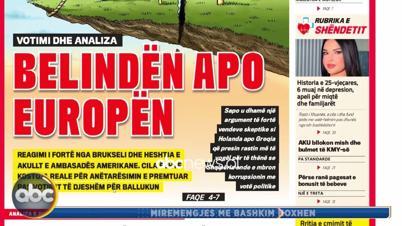 13 Mars 2026, “Shtypi i ditës” – Mirëmëngjes me Bashkim Hoxhën
