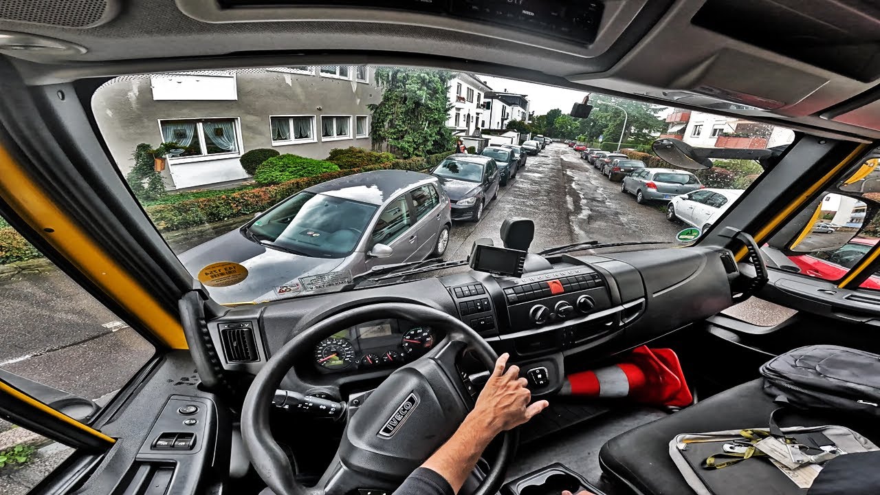 Arbeiten bei der Post in Deutschland 🇩🇪 | Iveco EuroCargo im Einsatz – Fahren, Laden, Entladen!