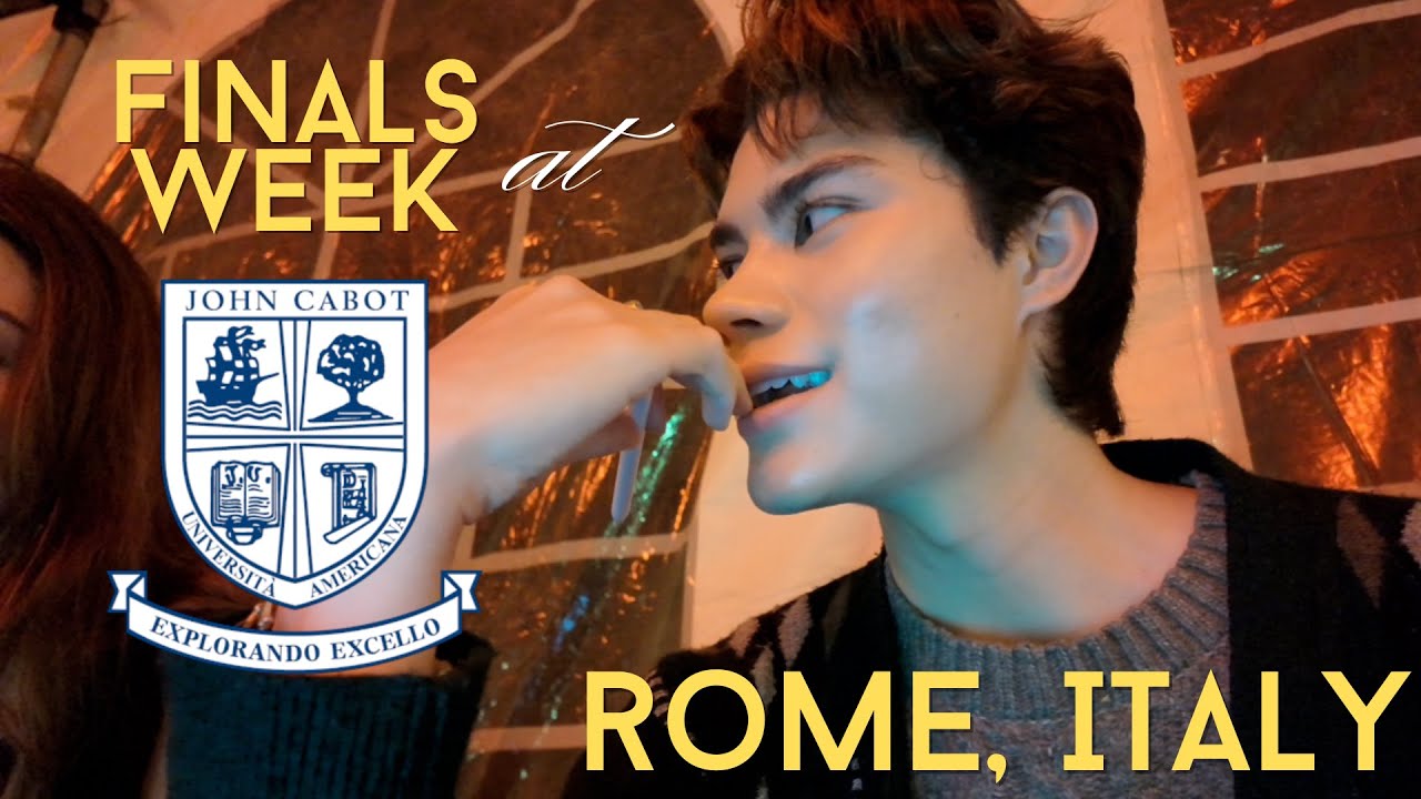 Study Abroad Finals at John Cabot University in Rome | Study Crawl & Christmas World - (Edit #2)