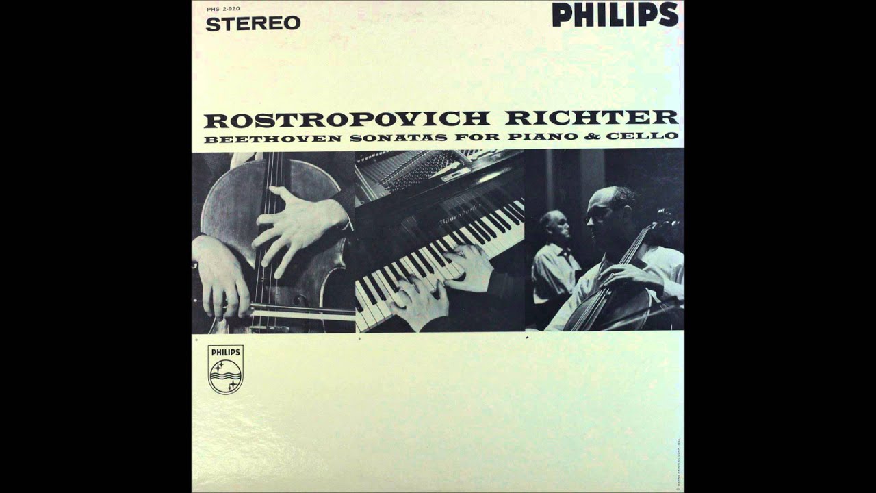 Beethoven, Cello Sonata No 1 Rostropovich