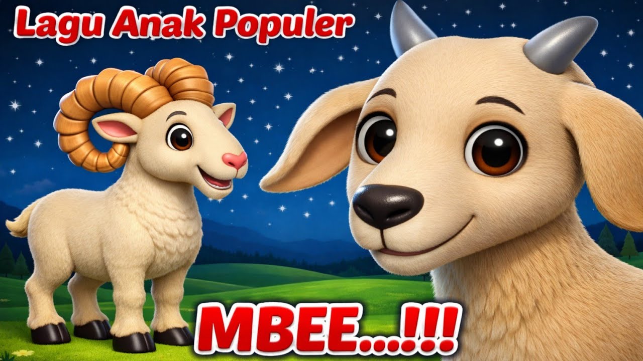 Kambing Mbee...Mbeee !! Lagu Anak Lucu - Anak Kambing Saya - old mac donald