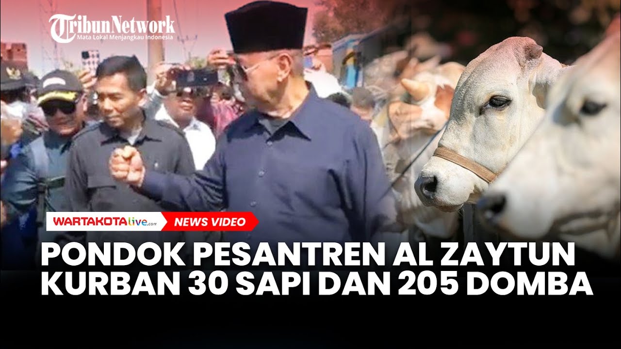 Di Tengah Kontroversi, Pesantren Al Zaytun Dipimpin Panji Gumilang Kurban 30 Sapi