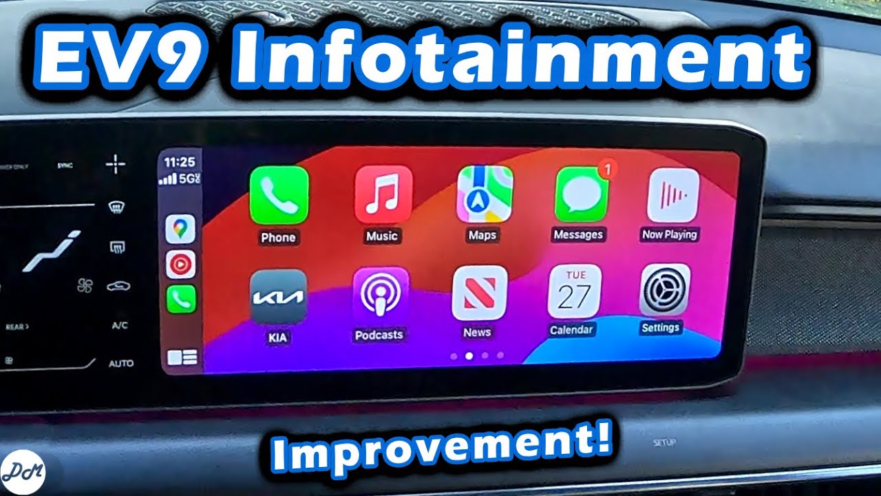 2024 Kia EV9 – Infotainment Review | How to Use Touchscreen, Apple CarPlay, Android Auto