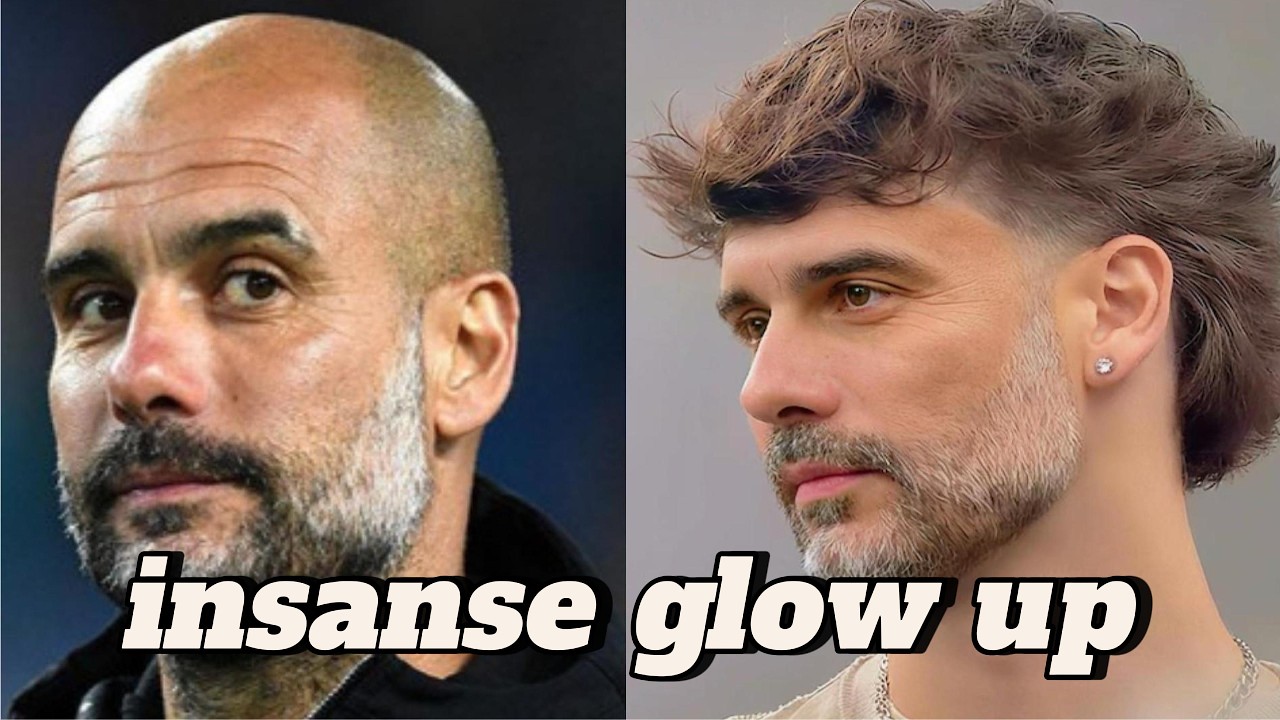Pep Guardiola's new Haircut🥀😭