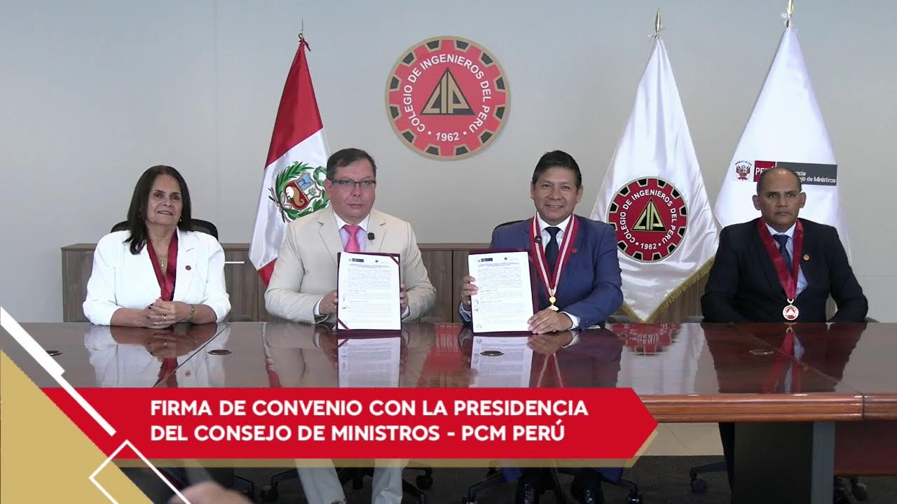 🔴 En vivo | Ceremonia de firma del Convenio Marco de Colaboración